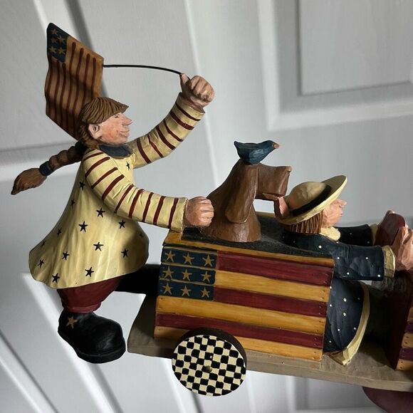 Williraye Studio 2001 "Star Spangled Derby" WW1330 Soap Box Racer USA July 4th - Picture 5 of 9